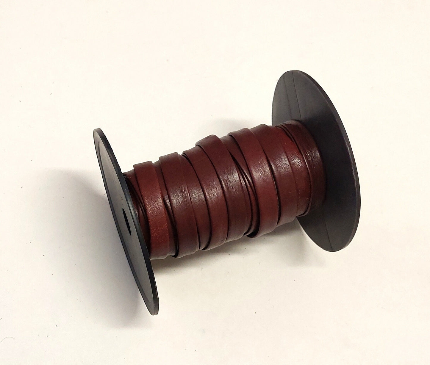 Genuine Burgundy Lamb Leather Strap 1/2" Double Folded (3 Yds) 0500BLA