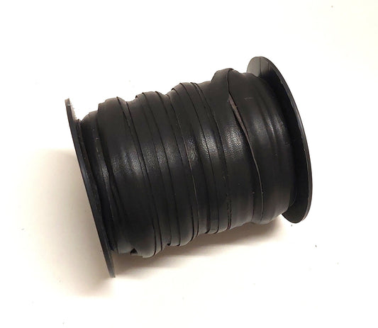 1/2" Flat, Lamb Leather Trim in Medium Brown (5 YDS) 0500NLSH DIY; leather crafts; dream catchers; string; lacing; fringe;