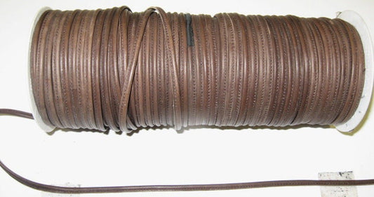 Leather Round Jewelry Cord Lacing 1/8" (5 yds) Brown 1076XC9