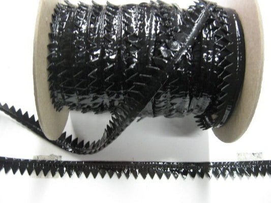 Black Patent Leatherette 5/8" Cord Piping (5 yds) 3548X5 PU Patent