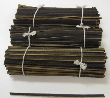 1/8" x 6" Rawhide Leather Laces in Brown - 10 PCs Per Lot