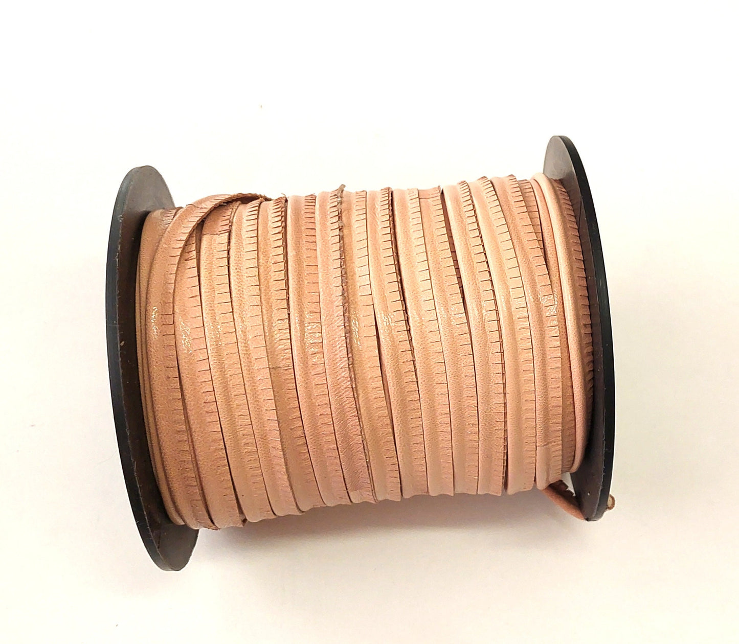 Natural Kid Leather Slashed Leather Cord Piping  5/16" (3 yds) 2095XKA