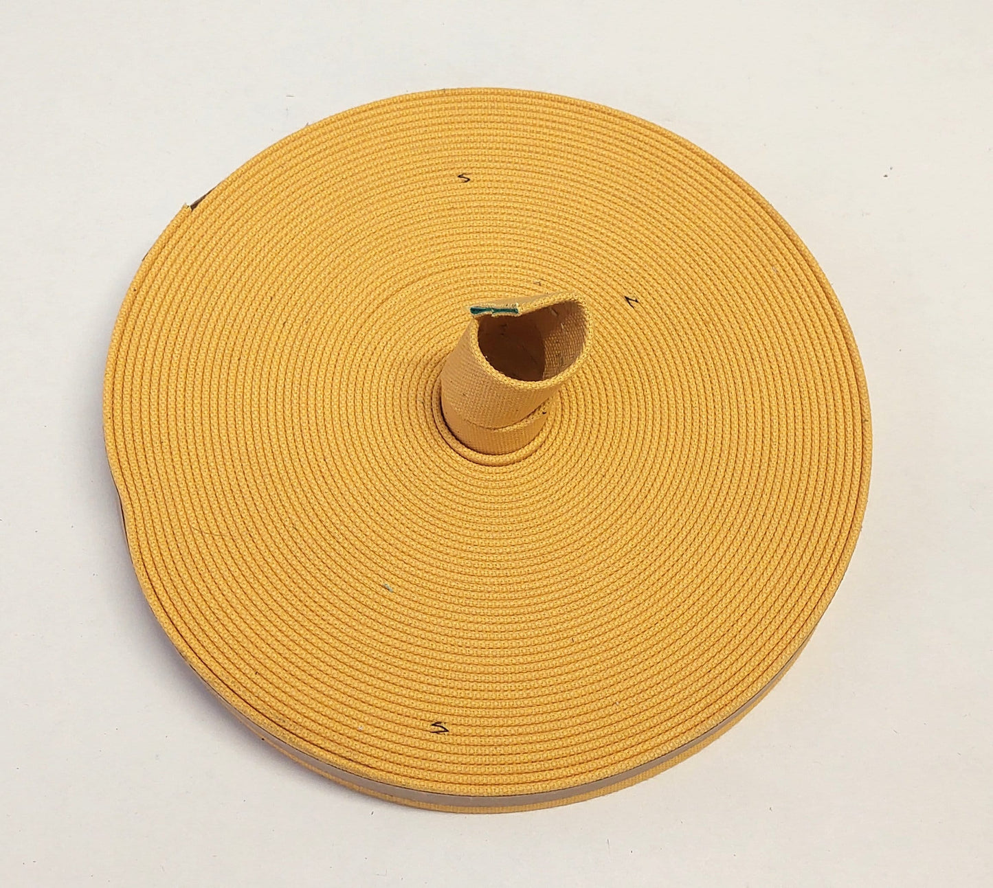 1" wide  Double Folded, Yellow Canvas Strap (3 YDS) 1000BTCAN - straps; faux suede; handbag; sewing; crafting