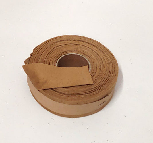 1- 1/4" Flat, Pig Suede Stripping, in Beige (6 YDS) 1250NP5 trim tape; edge binding; leather tape