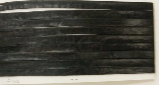 Cowhide Stripping 5/16" Side-folded, Black (3 yds) 0312DD9