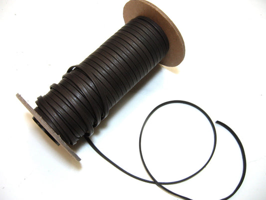 Genuine Cowhide Lacing 5/32" in Naked Mocha (5 yds) 0156RD9 Double-Folded and Reinforced