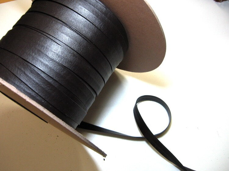 7/8" Double-Folded, Naturelle Polyurethane Strap, Brown (3 YDS) 0875B7