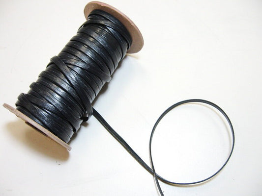 Genuine 1/4" Kid Leather Lacing Navy 0250RKA (5 yds)